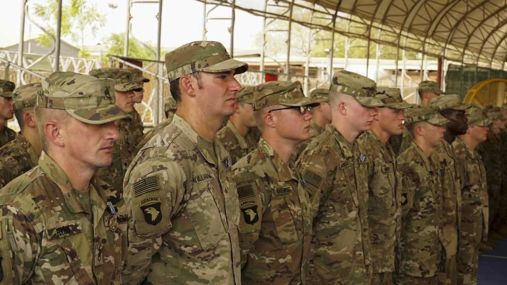 101st Airborne Division Soldiers Awarded Medals