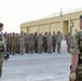 The United Kingdom Air Component is joined by its coalition partners for a Battle of Britain commemoration service held at Al Udeid Air Base