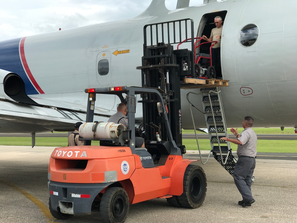 AMO P-3 Crews Conduct Humanitarian Flights Following Hurricane Maria