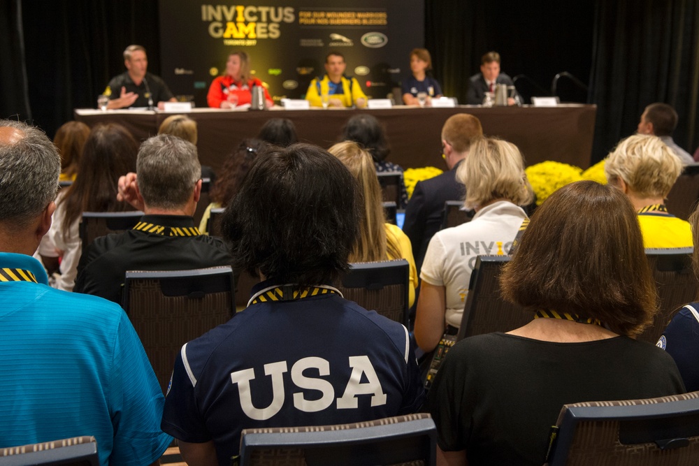 2017 Invictus Games Press Conference