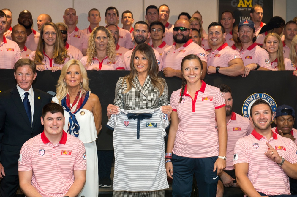 FLOTUS Visits Team US at 2017 Invictus Games