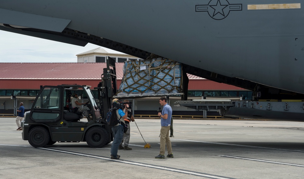 437 AW provides relief efforts to Hurricane Maria, Irma victims