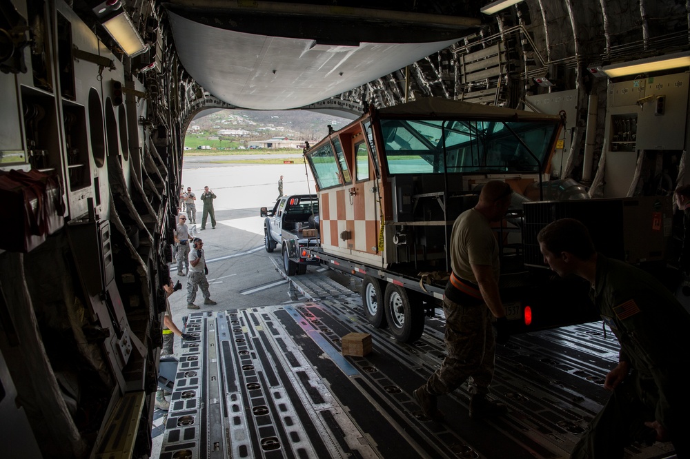 437 AW provides relief efforts to Hurricane Maria, Irma victims