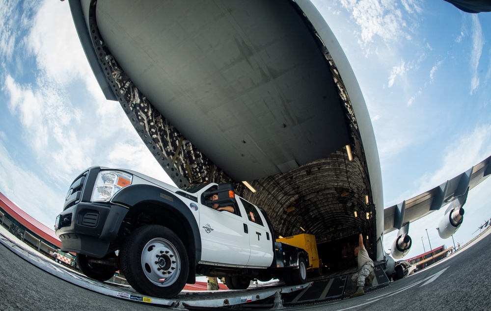 437 AW provides relief efforts to Hurricane Maria, Irma victims