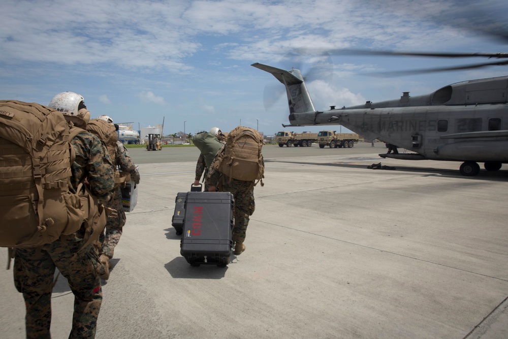 Marines, Sailors support relief efforts in St. Thomas