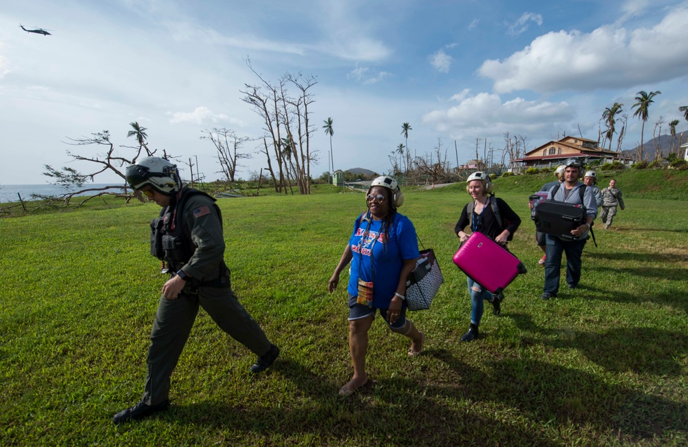 Navy evacuates U.S. citizens from Dominica following Hurricane Maria