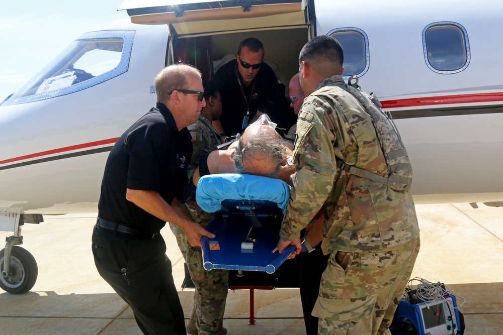 602nd ASMC medical evacuation in US Virgin Islands