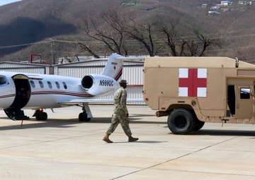 602nd ASMC medical evacuation in US Virgin Islands