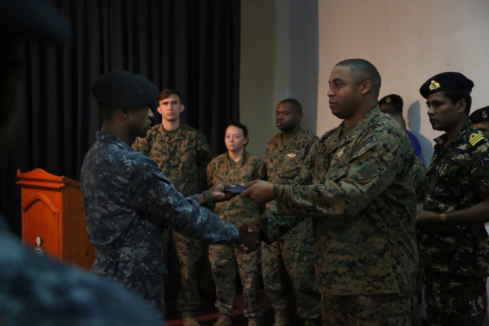 U.S., Sri Lanka Navy come together for Sri Lanka Health Engagement 17 closing ceremony