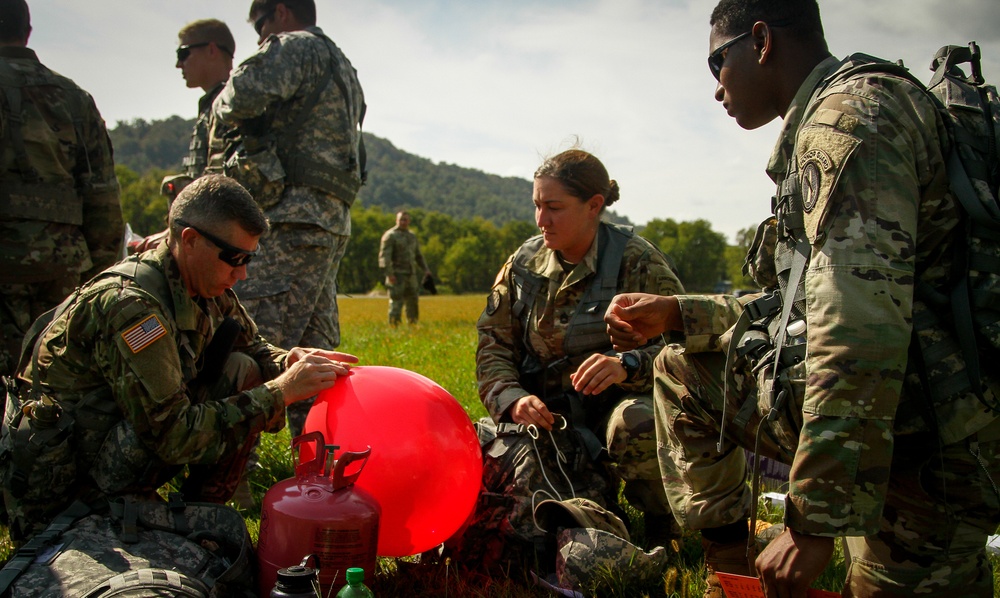 Pathfinder students conduct VIRS exam.
