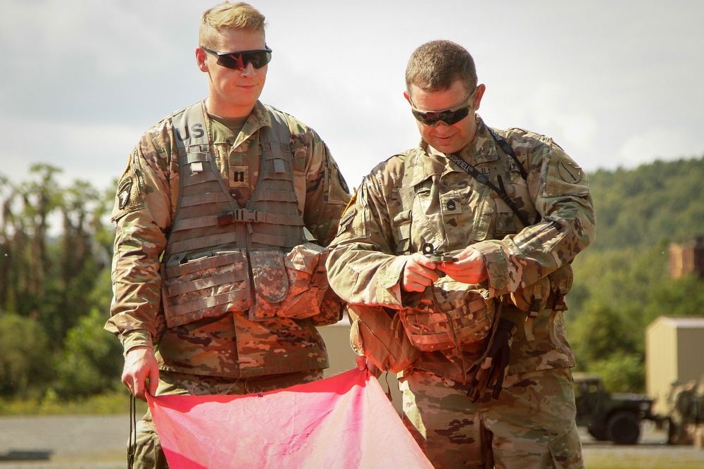 Pathfinder students conduct VIRS exam.