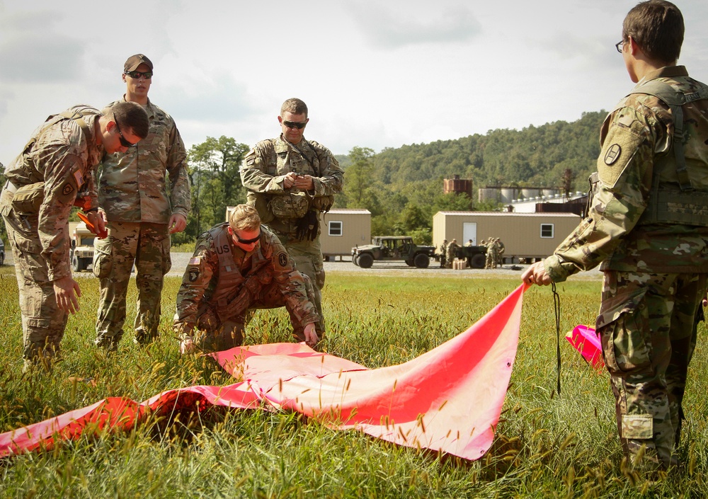 Pathfinder students conduct VIRS exam.