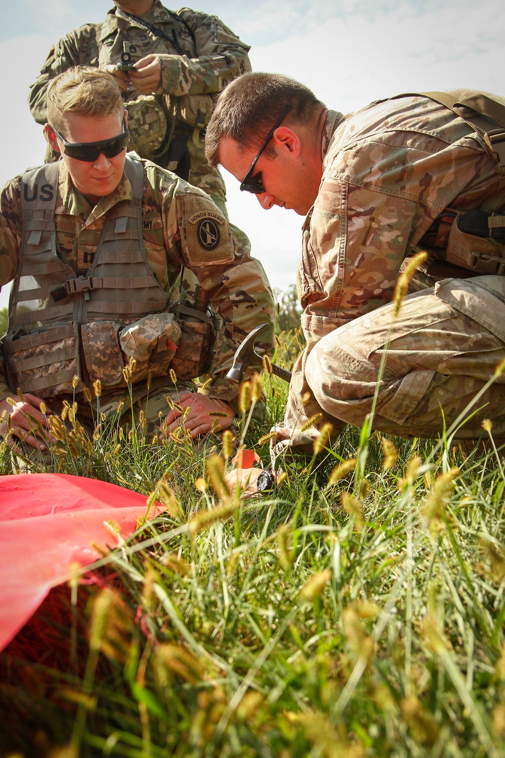 Pathfinder students conduct VIRS exam.