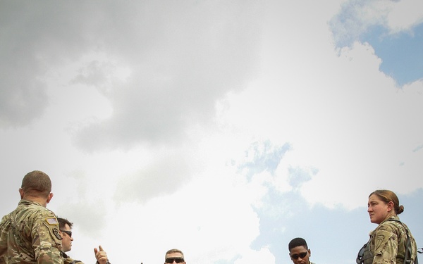 Pathfinder students conduct VIRS exam.