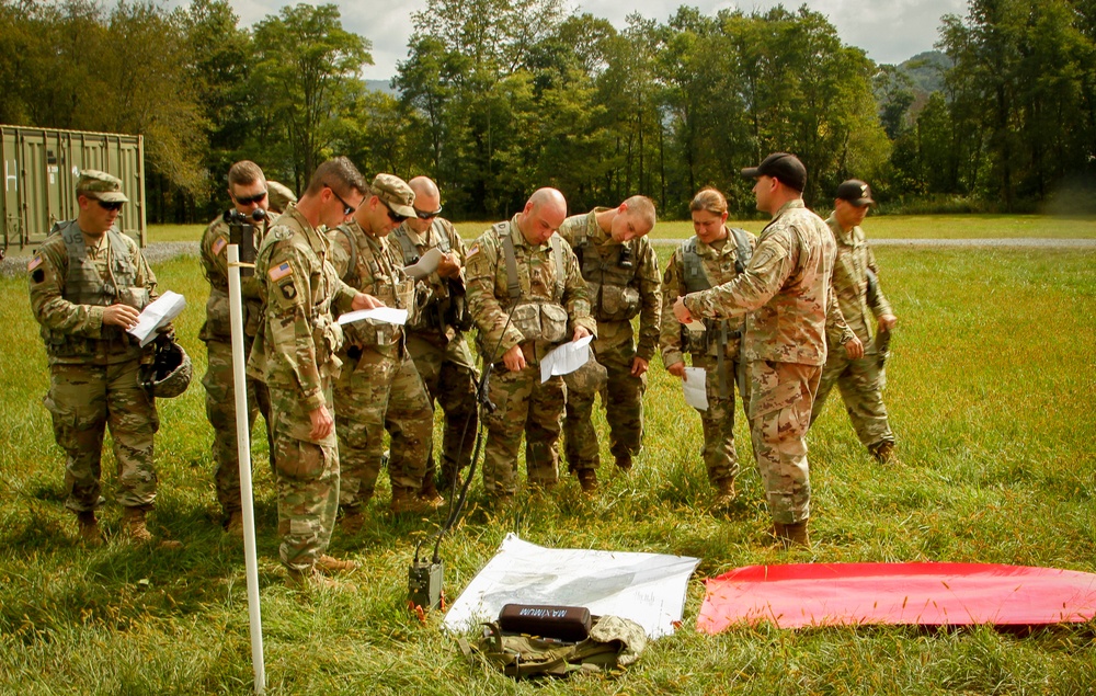 Pathfinder students conduct VIRS exam.