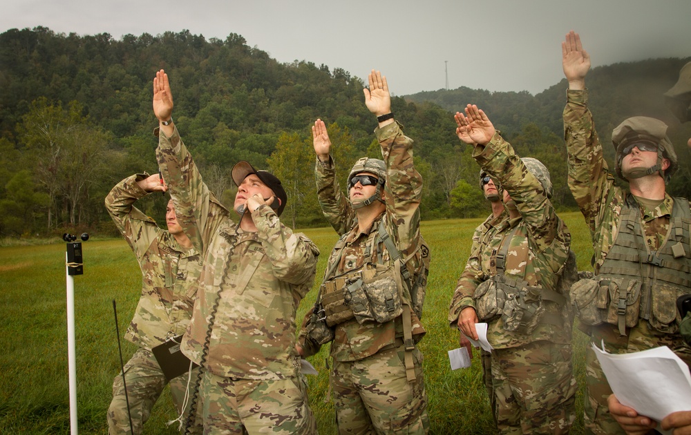 Pathfinder students conduct VIRS exam.