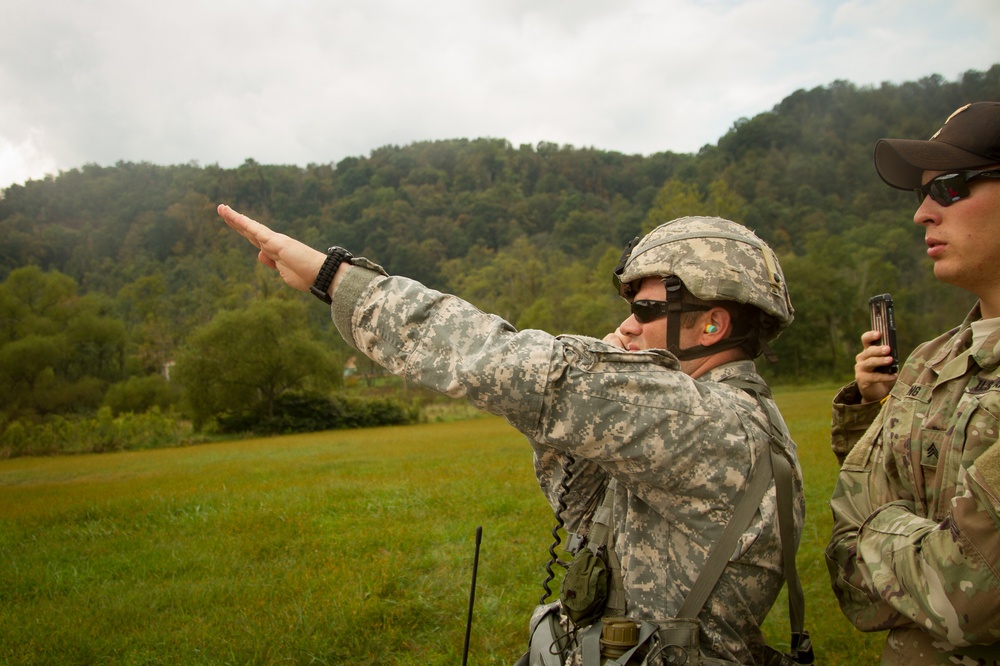 Pathfinder students conduct VIRS exam.