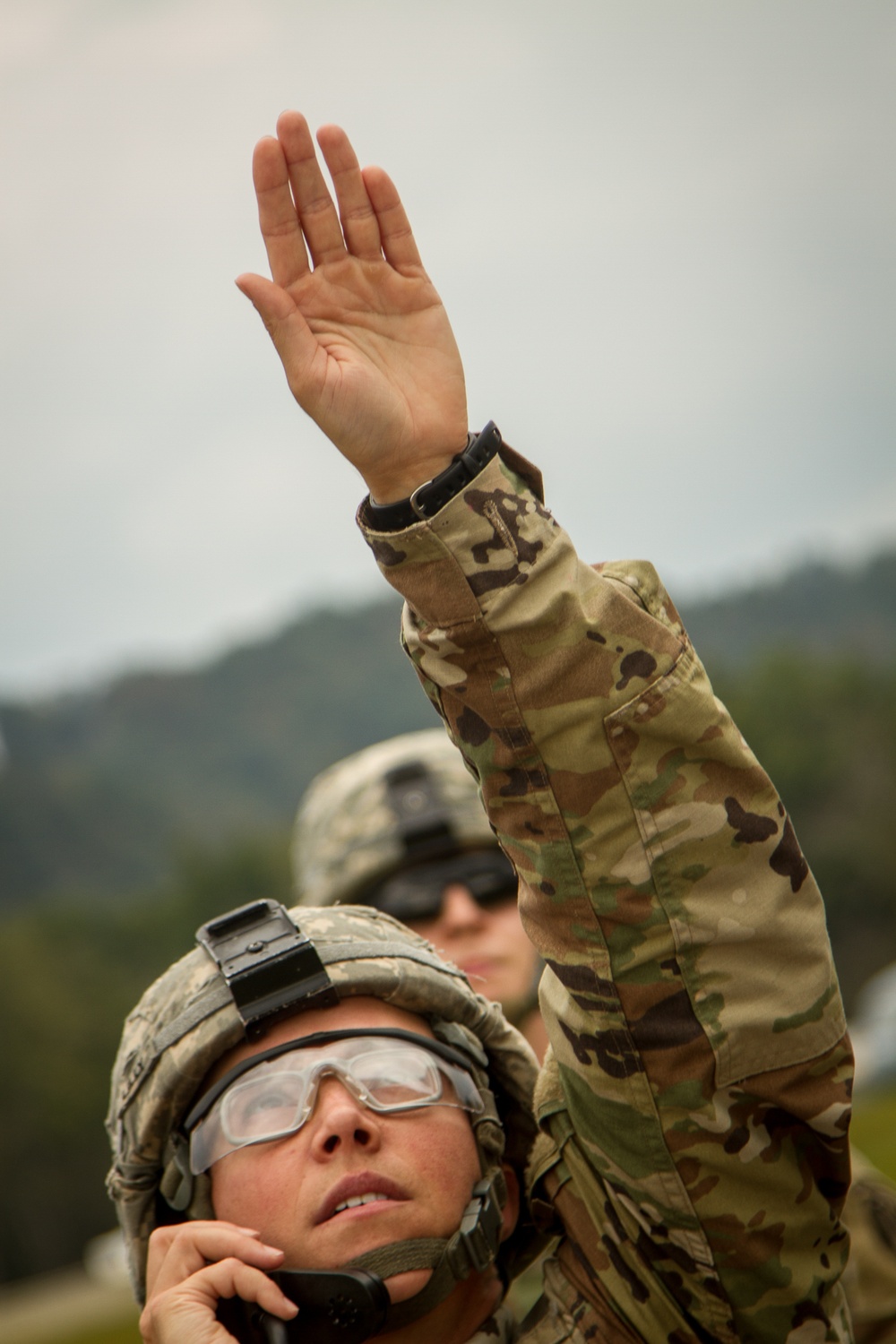 Pathfinder students conduct VIRS exam.