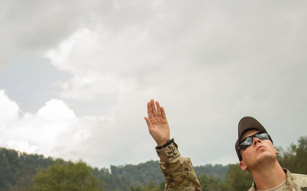 Pathfinder students conduct VIRS exam.