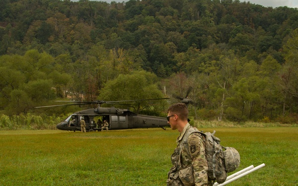 Pathfinder students conduct VIRS exam.