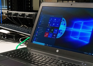 436th CS team pushing out Windows 10