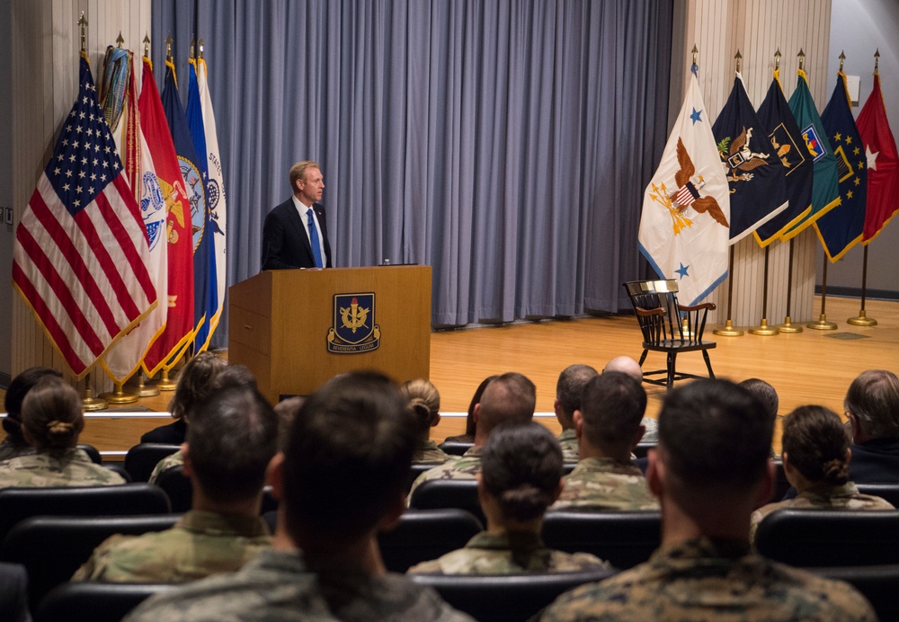 DSD speaks at JAG school