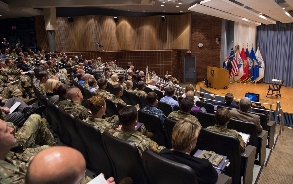 DSD speaks at JAG school