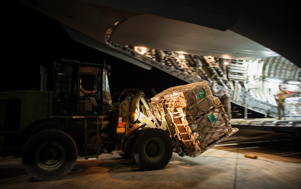 437 AW provides relief efforts to Hurricane Maria, Irma victims
