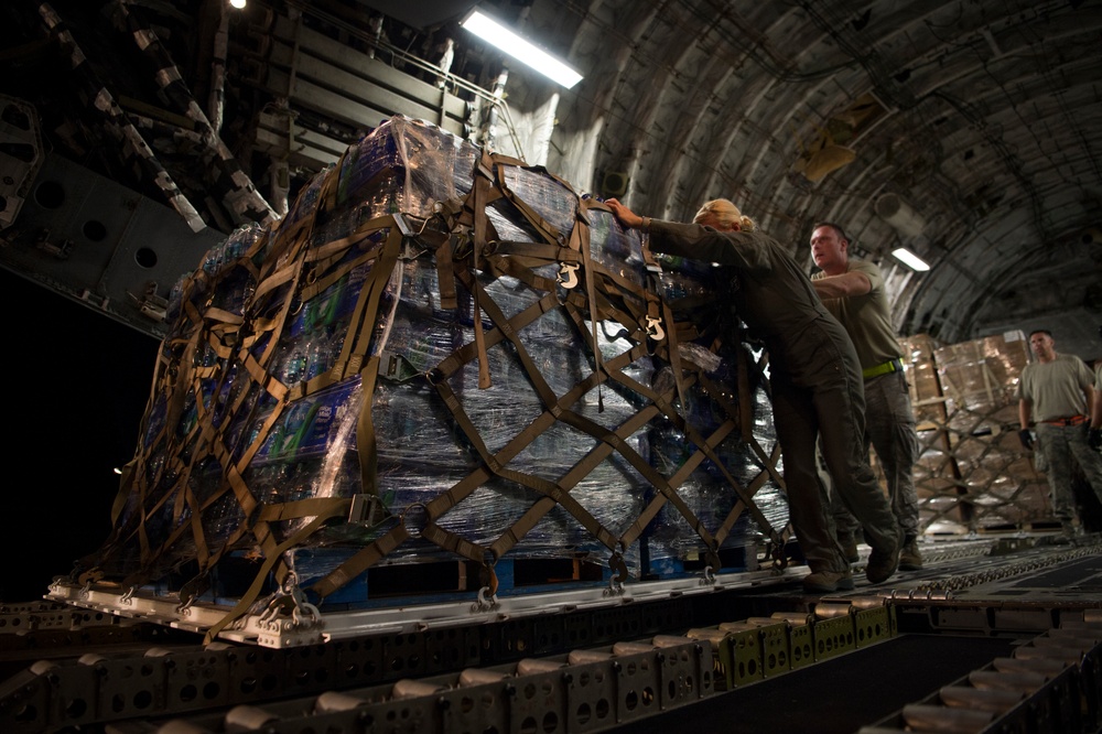 437 AW provides relief efforts to Hurricane Maria, Irma victims