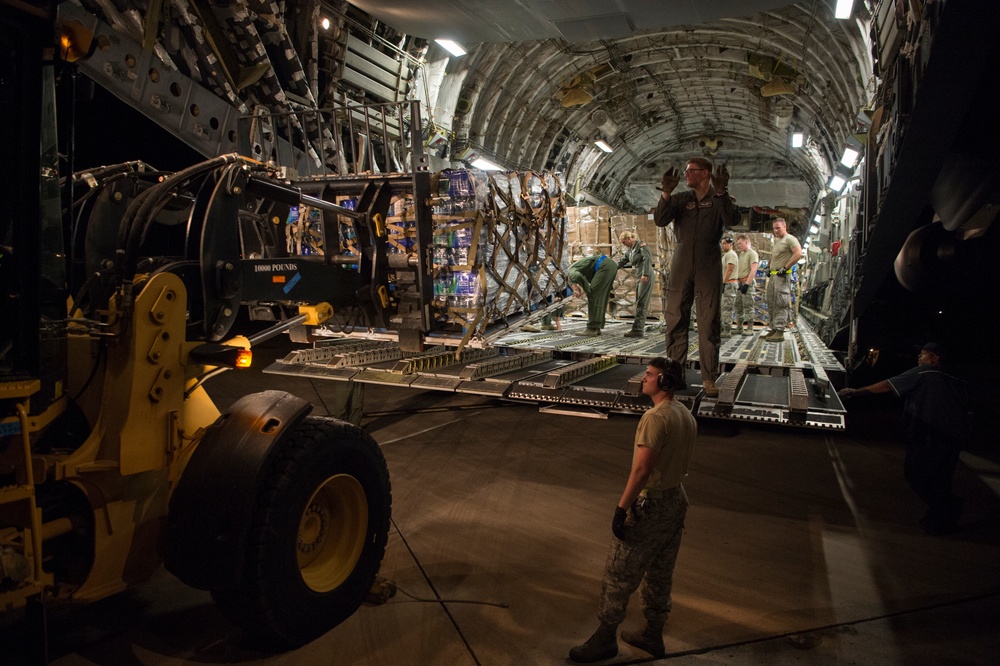 437 AW provides relief efforts to Hurricane Maria, Irma victims