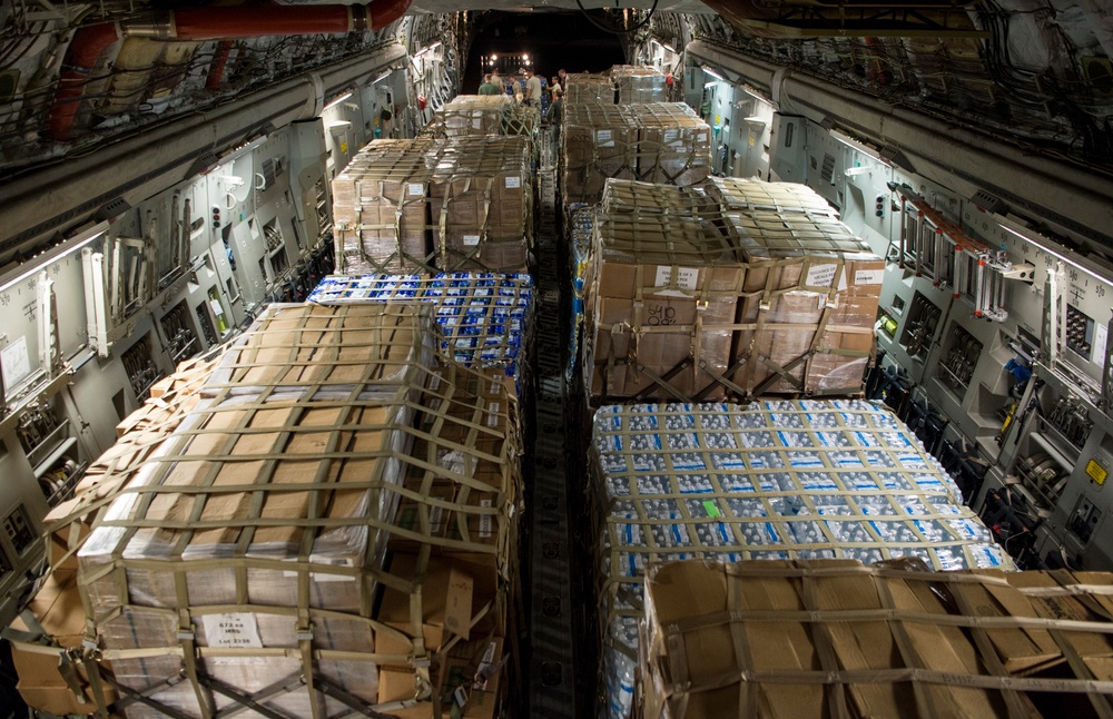 437 AW provides relief efforts to Hurricane Maria, Irma victims