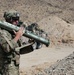 A U.S. Army Soldier assigned to Bravo Troop, 8th Squadron, 1st Cavalry Regiment, 2nd Brigade Combat Team, 2nd Infantry Division, prepares to fire an AT-4