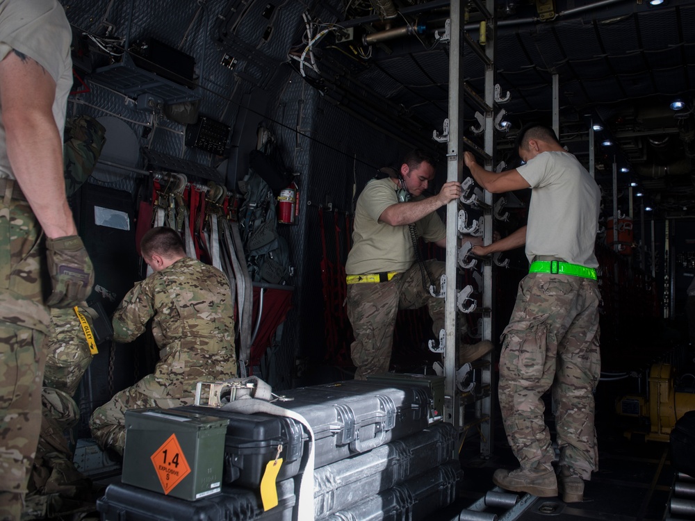 Air Commandos move Joint Task Force members across the Caribbean