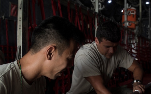 Air Commandos move Joint Task Force members across the Caribbean