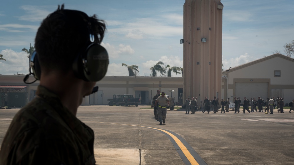 Air Commandos move Joint Task Force members across the Caribbean