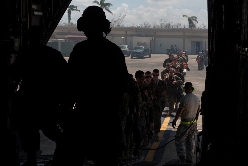 Air Commandos move Joint Task Force members across the Caribbean