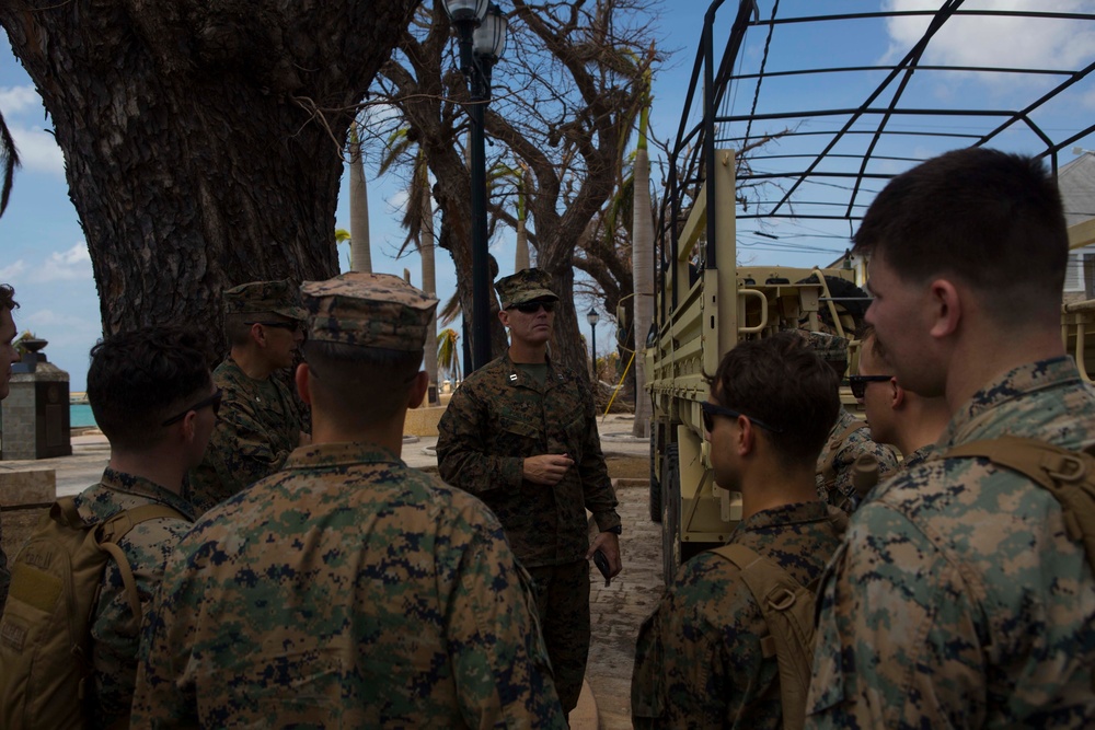 U.S. Marines, Sailors conduct relief operations on St. Croix