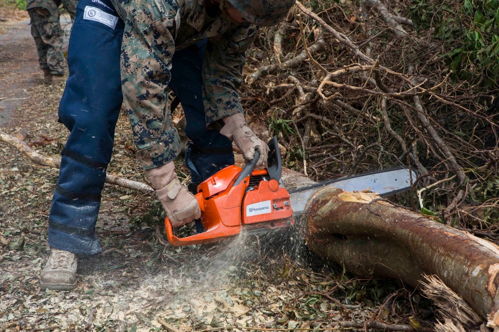 U.S. Marines, Sailors conduct relief operations on St. Croix