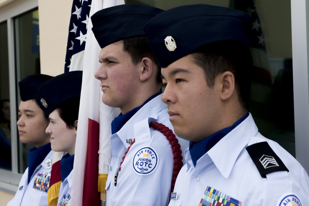 Yokota High School ribbon cutting ceremony