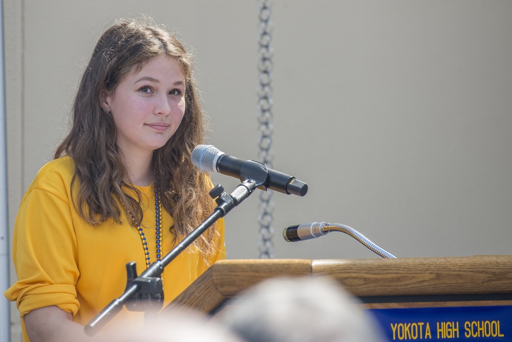 Yokota High School ribbon cutting ceremony