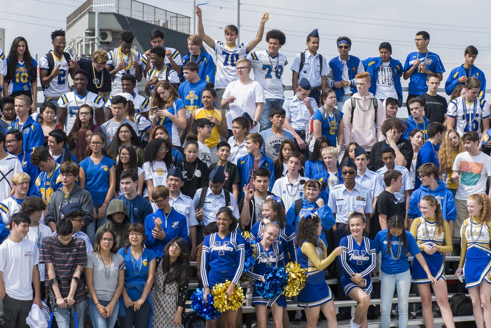 Yokota High School ribbon cutting ceremony