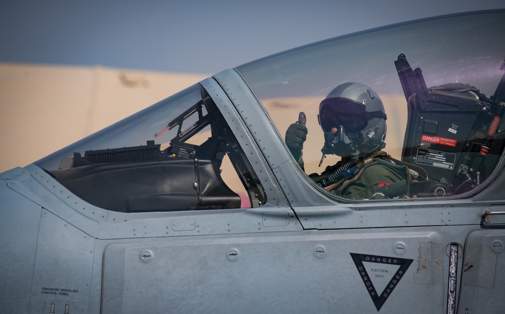 Afghan A-29 pilot gets ready for the fight