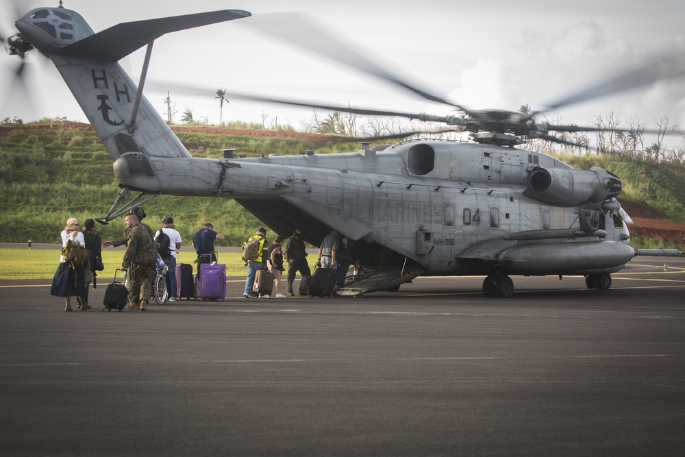 Joint Task Force - Leeward Islands begins evacuation of U.S. citizens in Dominica