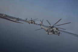 Riding the stallion: HMHT-302 conducts formation flight