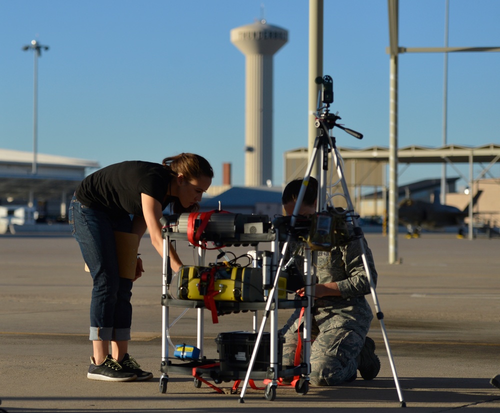 Data collection continues to assess flightline environment