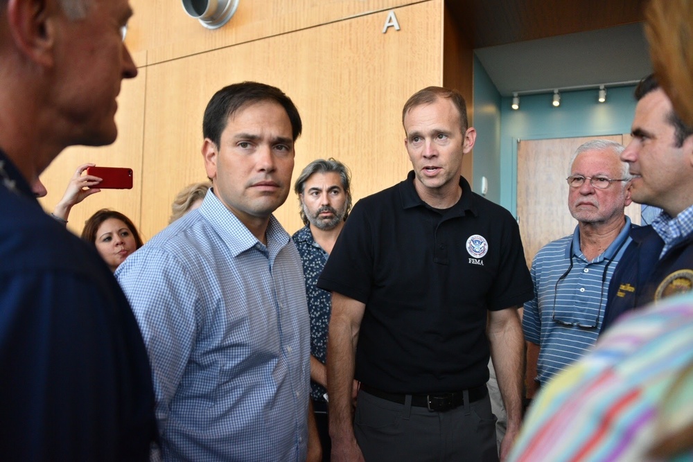 Sen. Rubio, Adm. Zukunft, Admin. Long, Gov. Ricardo Rosselló meet