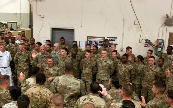 SMA Visits USARAK Units at JBER and FWA
