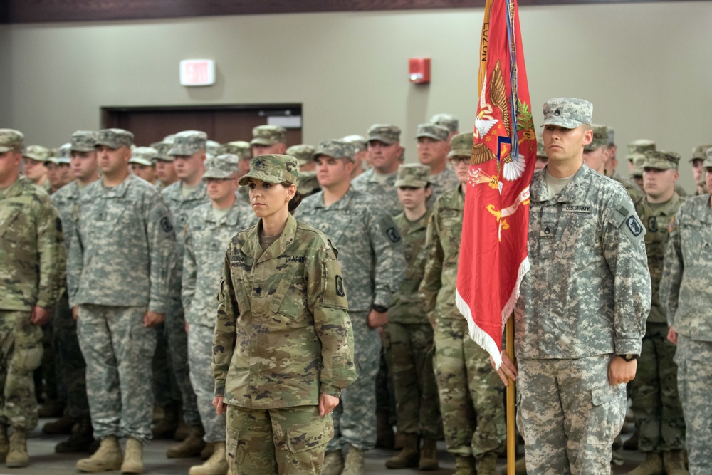 ILLINOIS ARMY NATIONAL GUARD’S 123RD ASSUMES ENGINEER MISSION