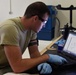 22nd MXS Airmen repair spoiler actuator