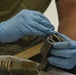 22nd MXS Airmen repair spoiler actuator